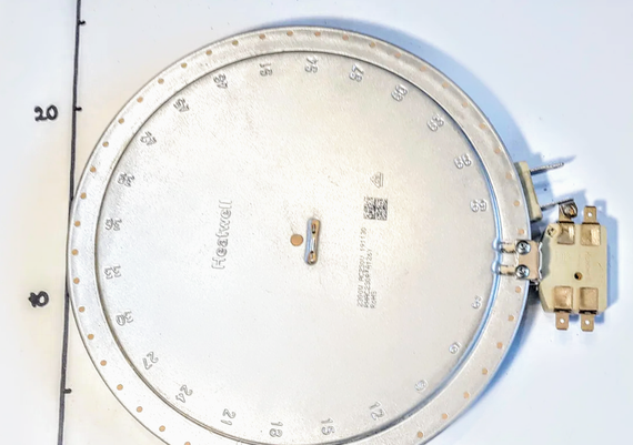 Электроконфорка D230/2300W/4 конт. для стеклокерамических поверхностей | Зображення 1