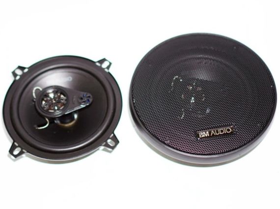 Динамики BM Boschmann JX-5588 13см 2 автомобильные колонки коаксиальные трехполосные термостойкая звуковая катушка 90Дб Черные | Зображення 4