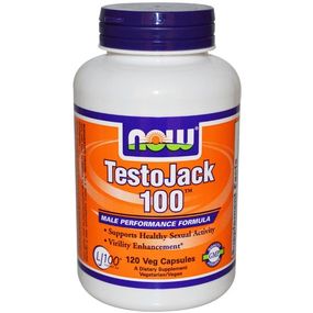 Тестостероновый комплекс NOW Foods Testo Jack 100 120 Veg Caps
