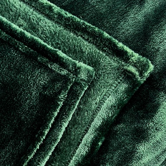 Плед Emily Manner велсофт 150х200 см 300 гм2 Dark Green (94326222) | Зображення 6