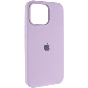 Чохол Silicone Case (AA) Logo with MagSafe для Apple iPhone 15 (6.1") Бежевий / Desert Gold Бузковий / Lilac
