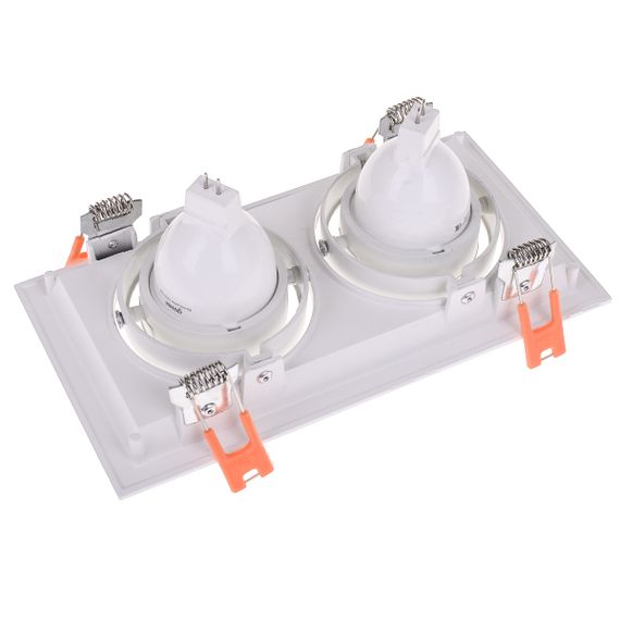 Светильник точечный поворотный HDL-DT 107/2 MR16 | Зображення 1