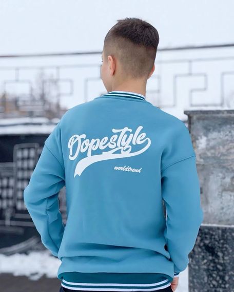 Бомбер для хлопчика (підлітковий) Носи своє 170 Блакитний (p-13157-146335) | Зображення 7