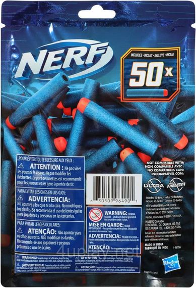 Пули Нерф Элит 2.0 набор 50 штук Nerf Elite 2.0 50-Dart Refill Pack Оригинальные стрелы Hasbro | Зображення 3