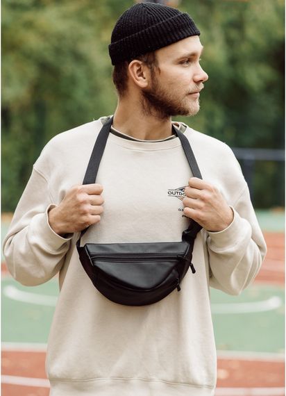 Поясна сумка бананка Sambag Urban SKHm чорний 24 х 15 х 8 см (85151001m) | Зображення 1