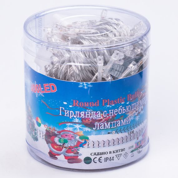 Гирлянда нить светодиодная GarlandoPro 190 LED лампочек 18м 8 режимов лед гирлянда W400LEDML | Зображення 8