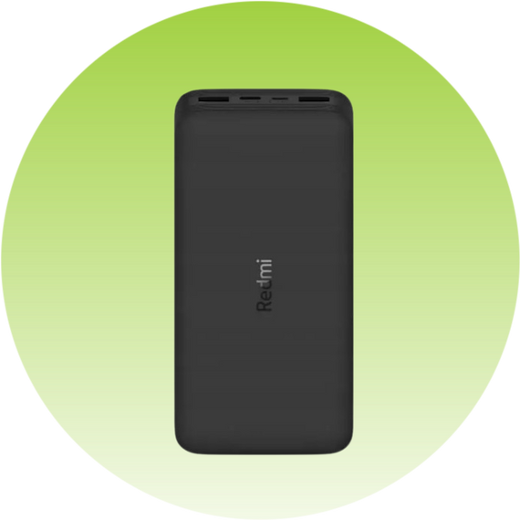Повербанк Xiaomi Redmi 18W Fast Charger Power Bank 20000 mAh, чорний