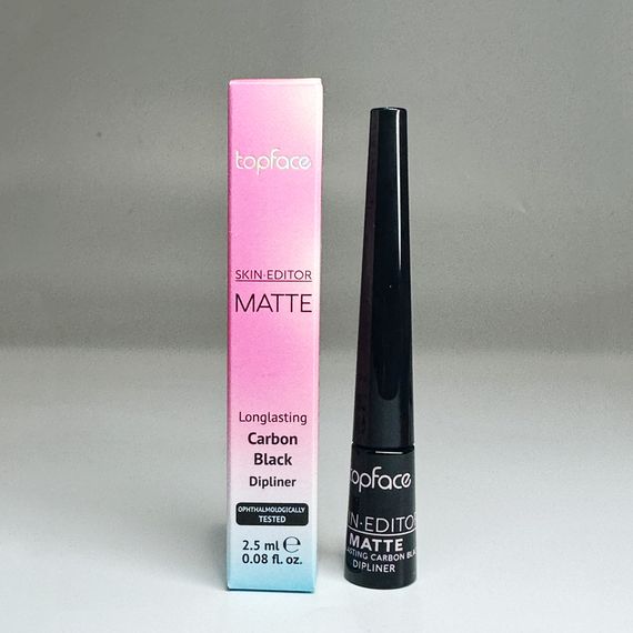 Підводка для очей TopFace Scin Editor - Matte Carbon Black PT405 (2.5 ml) | Зображення 1