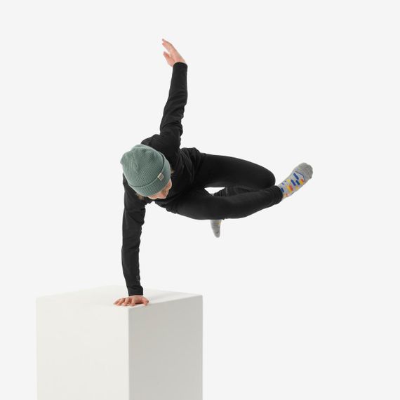 Термофутболка дитяча 500 для лижного спорту чорна - 14 р 151-162 см | Зображення 5