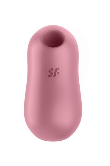 Вакуумний стимулятор із вібрацією Satisfyer Cotton Candy Light Red | Зображення 2