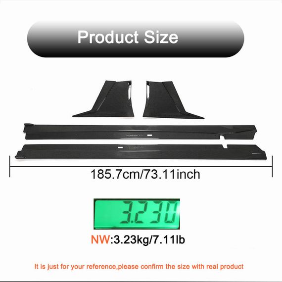 Боковые Пороги V2 (Карбон) для Subaru BRZ 2021- гг | Зображення 4