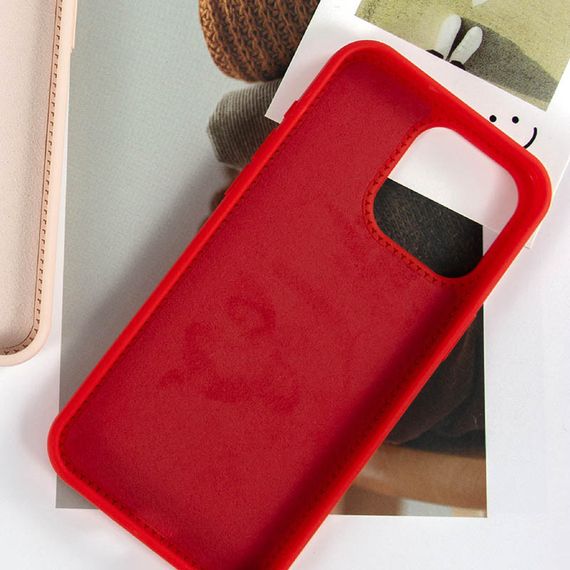 Чохол Silicone Case Full Protective with Ring для Apple iPhone 15 (6.1") Red | Зображення 1