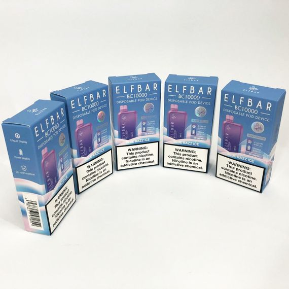 Elf Bar BC10000 смак Синя малина лимонад (Blue Razz Ice) (ws25661-14) | Зображення 2