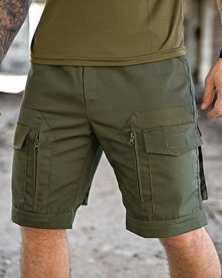 Тактичні штани шорти джогери MINISTERIUM олива ПП7807 | Зображення 8