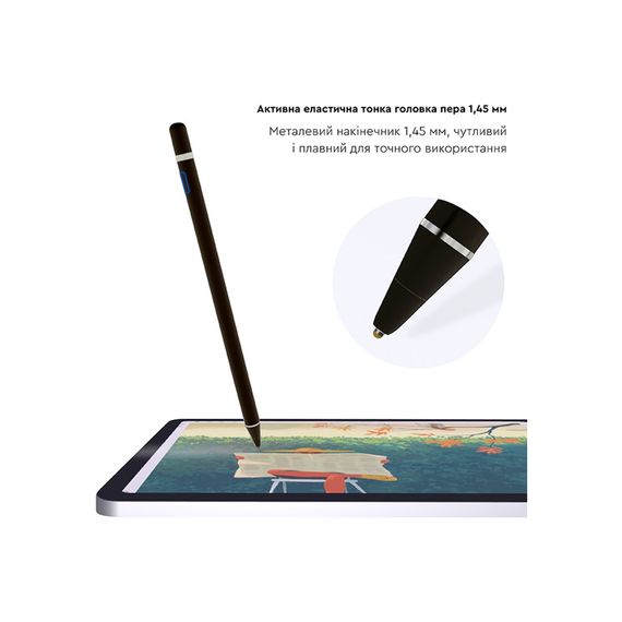 Стилус AirOn AirPen для ємнісного дисплею Black (6126755803223) | Зображення 5