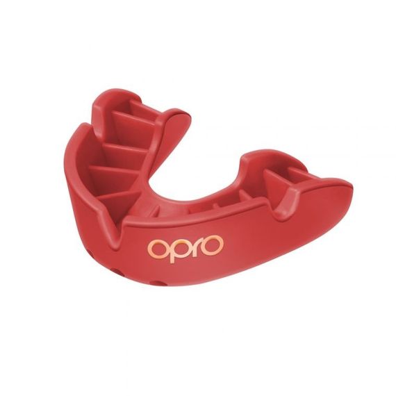 Капа OPRO Bronze доросла (вік 11+) Red (art.102500002) | Зображення 1