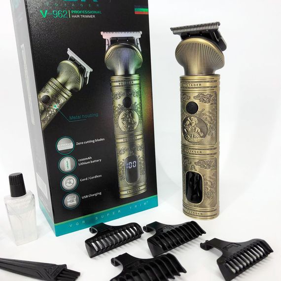 Бритва для бороды VGR V-962, Машинка для стрижки головы, Триммер беспроводной, Электромашинка AI-879 для волос | Зображення 7