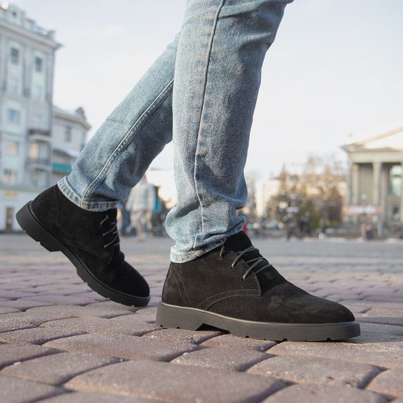 Чоловічі черевики з натурального замшу 41 42 43 розмір | Зображення 4