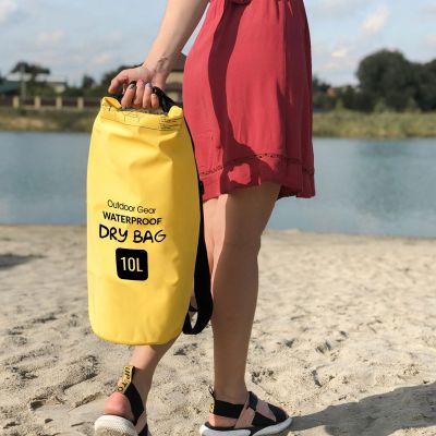 Гермомішок Armorstandart Waterproof Outdoor Gear 10L Yellow (ARM59237) | Зображення 3