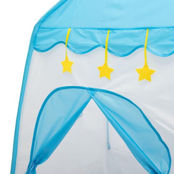 Дитячий ігровий намет будиночок 125×100×120 см намет будиночок для дітей Блакитний HP-S-1NDBL | Зображення 4