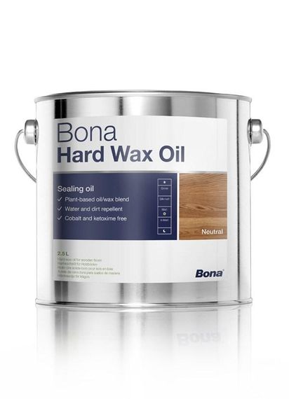 Bona Hard Wax Oil 2,5л Бона Хард Вакс Ойл масло віск для підлоги та паркету
