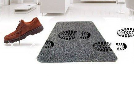 Килимок для взуття Clean Step Mat Супервбираючий придверний килимок для підлоги, 70*45см | Зображення 1