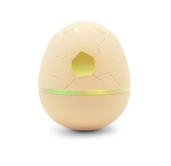 Cheerble Wicked Beige Egg - Інтерактивне іграшкове яйце для собак, бежеве