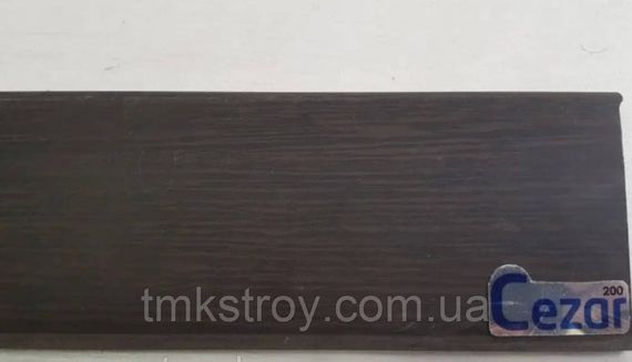 Плинтус CEZAR Hi Line Prestige 75x22x2500mm M200 Темный Венге | Зображення 1