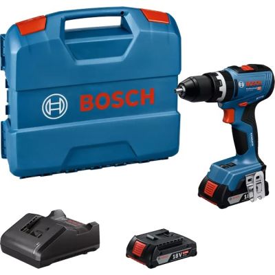 Шуруповерт Bosch Professional GSB 18V-65 18В 2х2Агод 3165Нм 0-2100обхв ЗП GAL18V-20 кейс 1.12 (0.601.9N3.100)