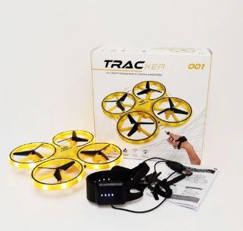 Квадрокоптер Літаючий міні дрон - тарілка Trac KFR-001 з дистанційним керуванням жестами від браслета | Зображення 2
