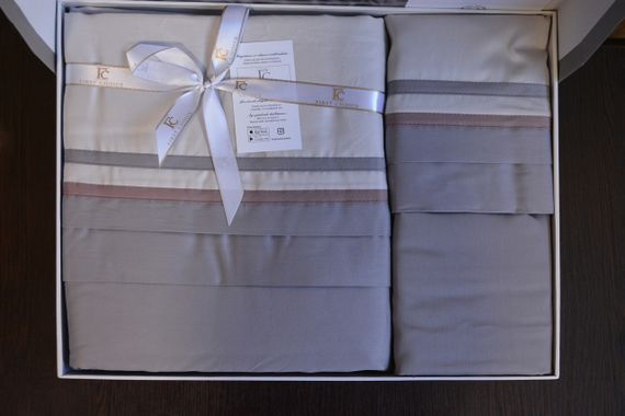 Комплект постільної білизни First Choice Deluxe Satin 200х220 Groovy Quicksilver | Зображення 4