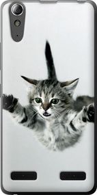 Чехол на Lenovo K3 (K30-t) Летящий котёнок "2322u-114-17620"