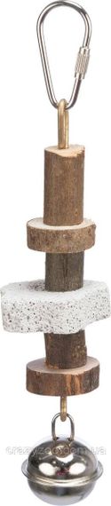 Іграшка для птахів Trixie Natural Living із вулканічним каменем 16 см TX-58951