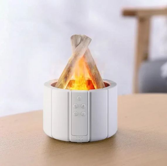 Зволожувач повітря з підсвічуванням полум'я , ефект багаття | Зображення 2