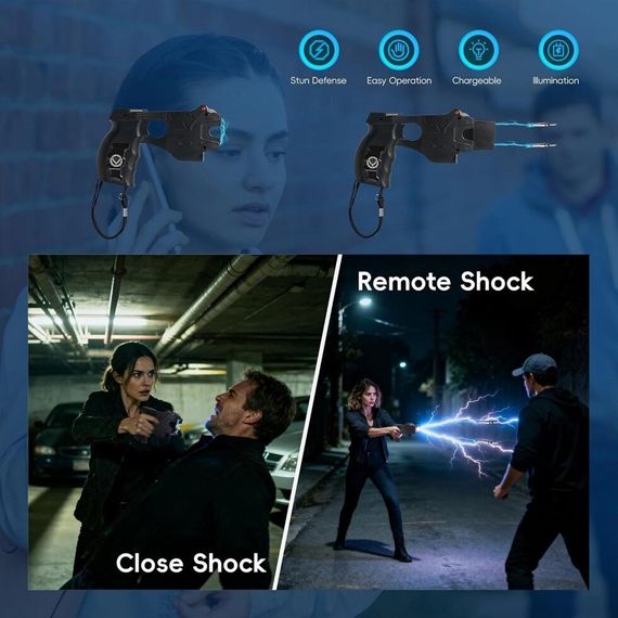 Самый Мощнейший Парализатор (шокер) Стреляющий электрошокер Taser Stage Eagle USA + лазер Топ Продаж + 12 Картриджа | Зображення 6