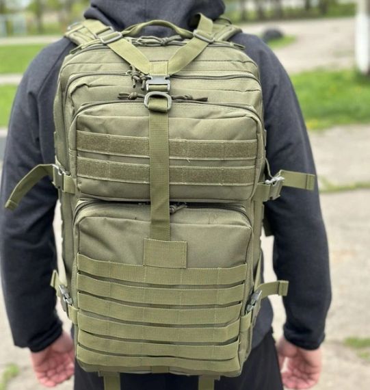 Тактический Рюкзак в Камуфляже - Прочный 1000D Нейлон, Водонепроницаемый | Зображення 3
