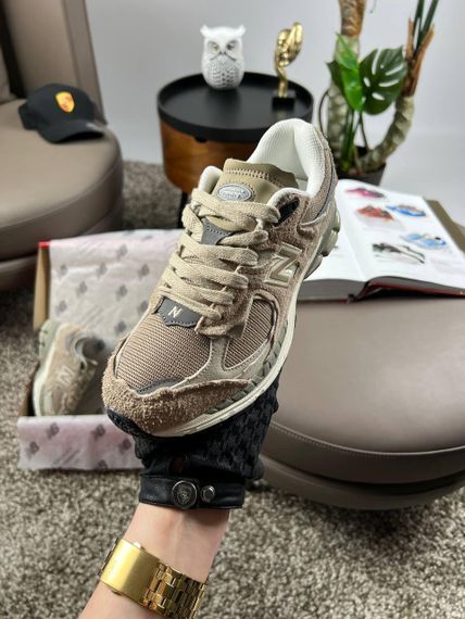 Кросівки New 2002R New Beige , текстиль , В'єтнам 38 24 см | Зображення 3