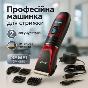 Професійний бездротовий тример, Професійний тример з насадками з регульованою довжиною GW-25