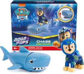Набір фігурок Щенячий Патруль Аква цуценята Гонщик та акула Оригінал Paw Patrol Aqua Pups Chase and Shark