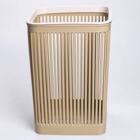 Корзина для мусора пластиковая в офис для бумаги 22×22×30 (см) корзина под мусор 8 (лмусорное ведро Коричневый HP-45-9OL