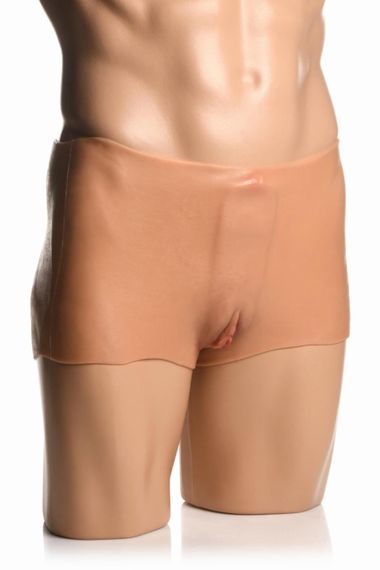 Накладна вагіна Master Series Silicone Vagina + Butt Panties — Medium Sex Aura | Зображення 4