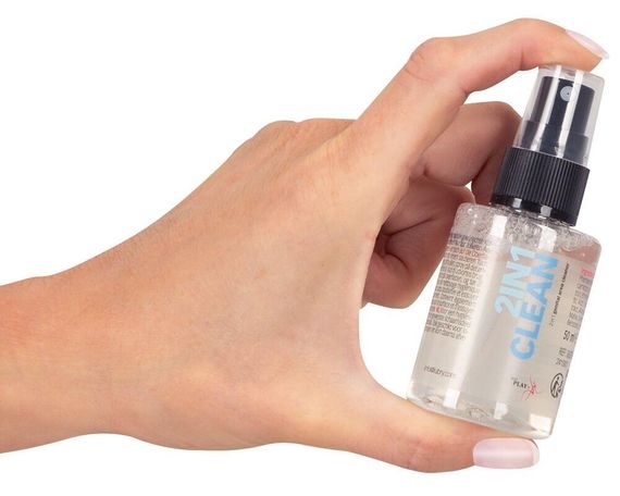 Спрей для очистки шкіри та секс-іграшок 50 мл Sex Aura | Зображення 1