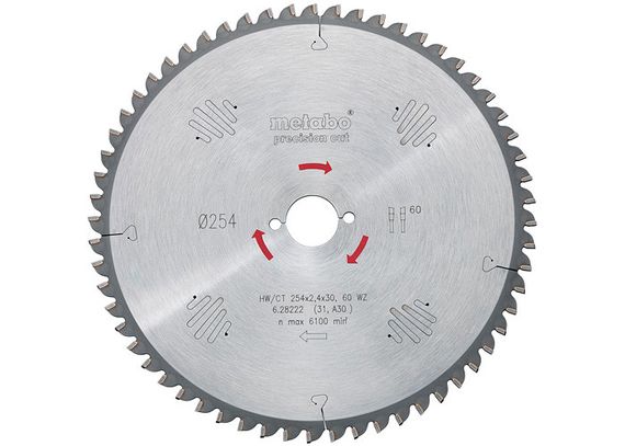 Пильний диск METABO Precision Cut 315*30*84 зуби  (628225000)