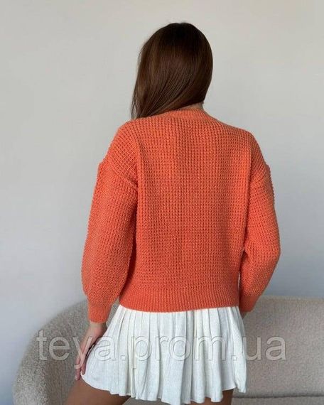 Свитер цвет коралловый размеры S, M FI_009125 | Зображення 2