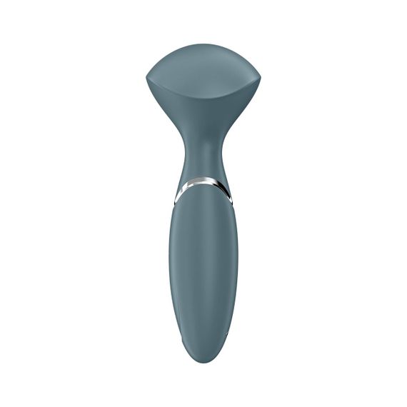 Вібромасажер Satisfyer Mini Wand-er, Сірий | Зображення 3