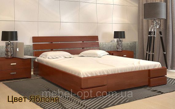 Дерев'яне ліжко Далі Люкс із механізмом 160х190 см Arbor Drev 180х200 | Зображення 5