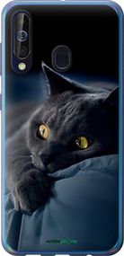 Чохол на Samsung Galaxy A60 2019 A606F Димчастий кіт "825u-1699-2448"