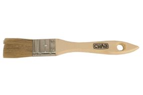 Кисть флейцевая натуральная щетина эконом 2,5'' СИЛА