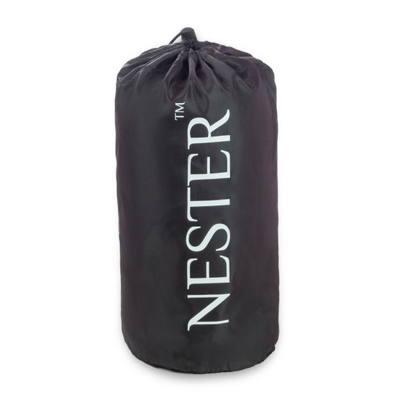 Флісовий дорожній плед Nester Travel 150*180 сірий - ковдра з чохлом для кемпінгу та туризму | Зображення 8