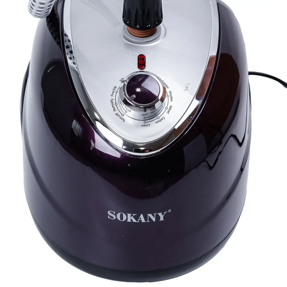 Підлоговий вертикальний відпарювач Sokany SK-12006 на 2 літри 2000 Вт чорний | Зображення 6